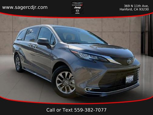Predawn Gray Mica 2023 Toyota Sienna XLE