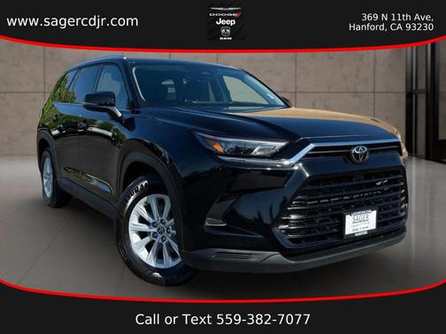 MIDNIGHT BLACK 2025 Toyota Grand Highlander XLE