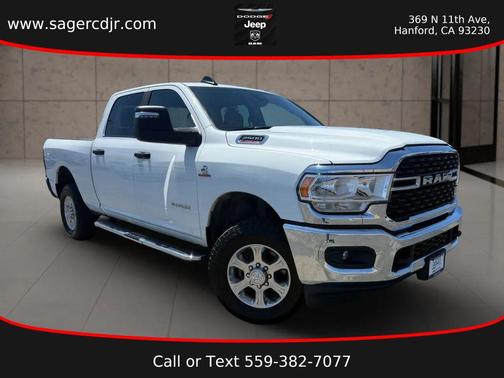 BRIGHT WHITE CLEARCOAT 2024 RAM 2500 Big Horn Pickup 4D 6 1/3 ft