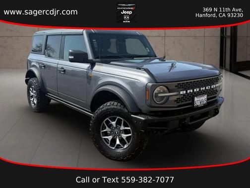 Carbonized Gray Metallic 2021 Ford Bronco Badlands SUV
