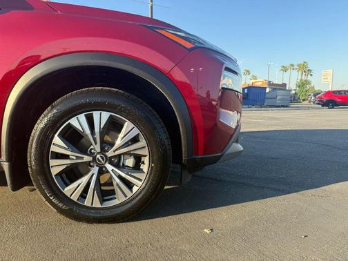 scarlet ember red 2023 Nissan Rogue SV