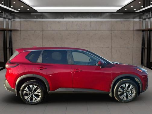 scarlet ember red 2023 Nissan Rogue SV