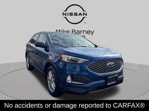 Atlas Blue Metallic 2024 Ford Edge SEL