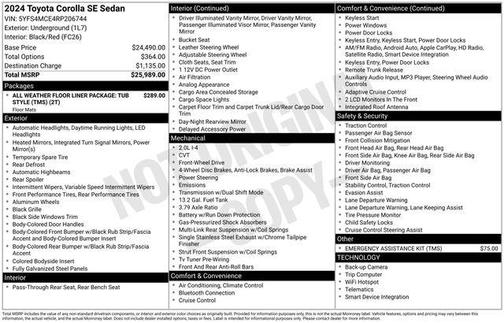 2024 Toyota Corolla SE
