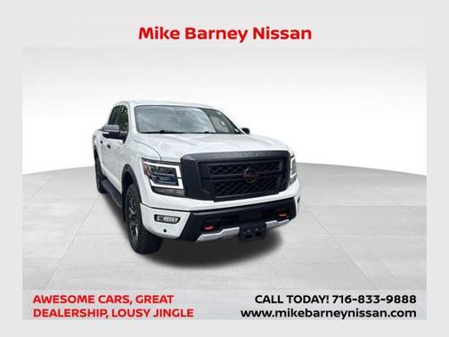 Glacier White 2024 Nissan Titan PRO-4X