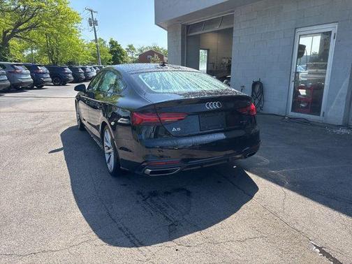 Mythos Black Metallic 2025 Audi A5 Sportback 45 S Line Premium