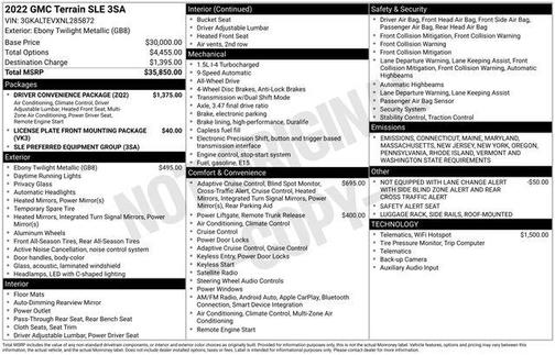 2022 GMC Terrain SLE