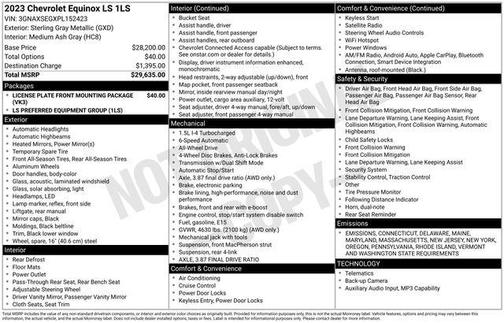 2023 Chevrolet Equinox LS