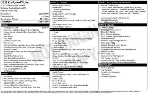 2023 Kia Forte GT-Line