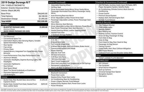 2019 Dodge Durango R/T