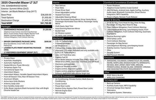 2025 Chevrolet Blazer 2LT