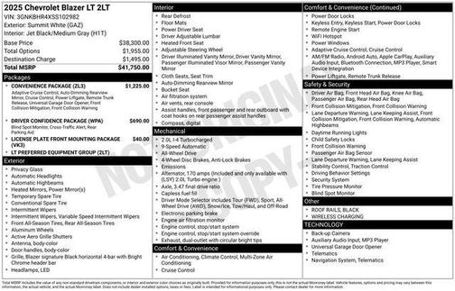 2025 Chevrolet Blazer 2LT