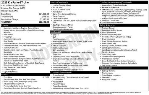 2023 Kia Forte GT-Line