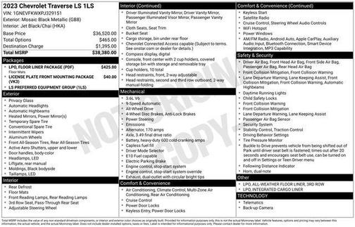 2023 Chevrolet Traverse LS