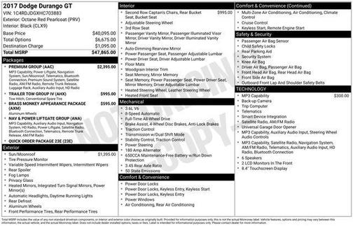 2017 Dodge Durango GT