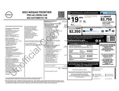 2023 Nissan Frontier PRO-4X