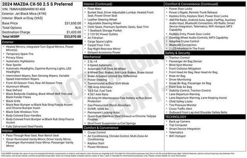 2024 Mazda CX-50 2.5 S Preferred Package