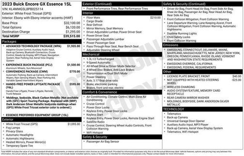 2023 Buick Encore GX Essence