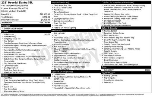 2021 Hyundai ELANTRA SEL