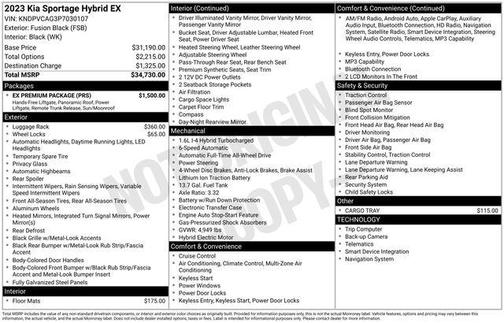 2023 Kia Sportage Hybrid EX