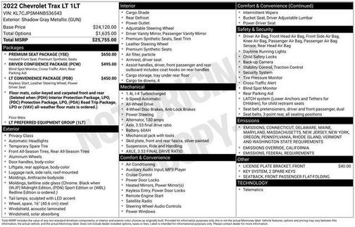 2022 Chevrolet Trax LT