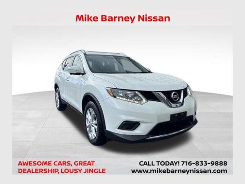 Pearl White 2015 Nissan Rogue SV