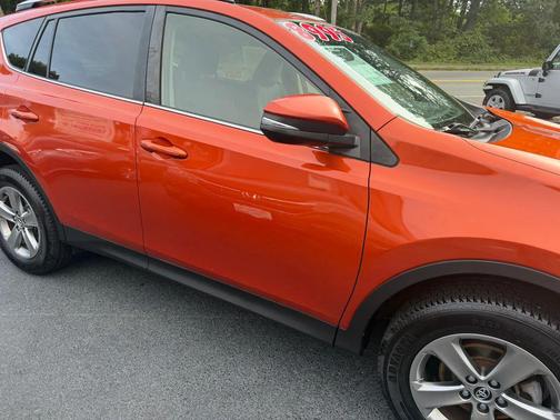 Orange 2015 Toyota RAV4 XLE