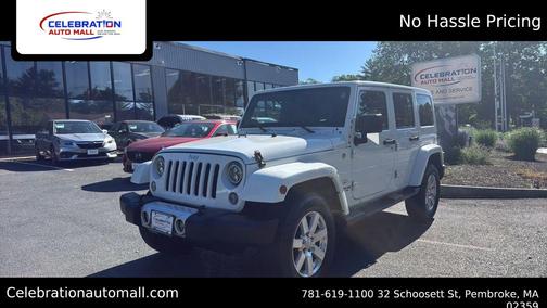 Bright White 2015 Jeep Wrangler Unlimited Sahara