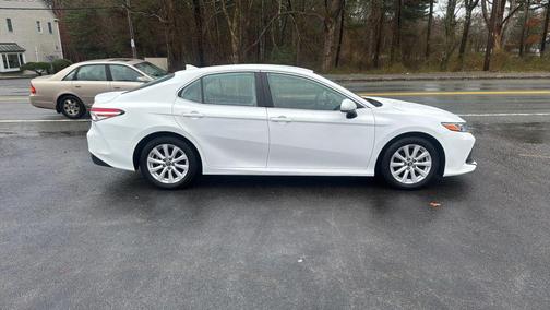 Super White 2019 Toyota Camry LE