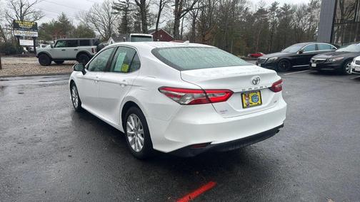 Super White 2019 Toyota Camry LE