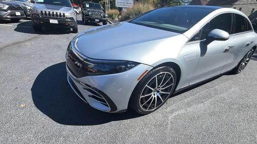 Cirrus Silver Metallic 2022 Mercedes-Benz EQS 450+ 4MATIC