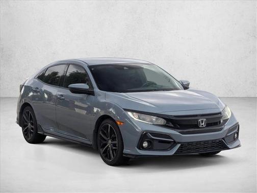 Gray 2021 Honda Civic Sport