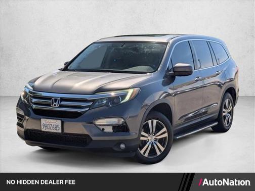 Modern Steel Metallic 2017 Honda Pilot EX-L