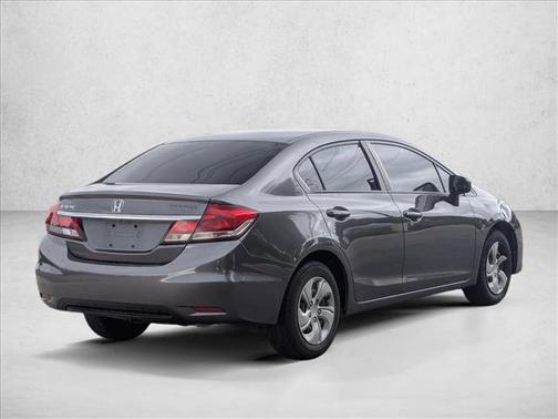 Modern Steel Metallic 2014 Honda Civic LX