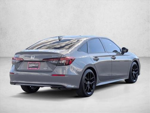 Silver/Gray 2025 Honda Civic Hybrid Sport