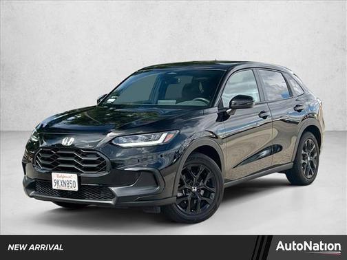 Crystal Black Pearl 2024 Honda HR-V 2WD Sport