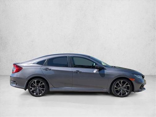 Modern Steel Metallic 2020 Honda Civic Sport