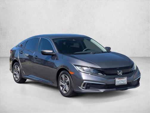 Modern Steel Metallic 2021 Honda Civic LX