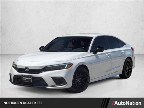 Platinum White Pearl 2022 Honda Civic Sport