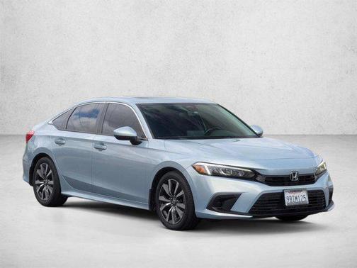 Morning Mist Metallic 2022 Honda Civic EX