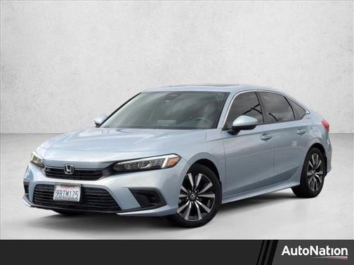 Morning Mist Metallic 2022 Honda Civic EX