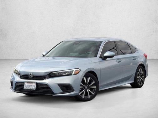 Morning Mist Metallic 2022 Honda Civic EX