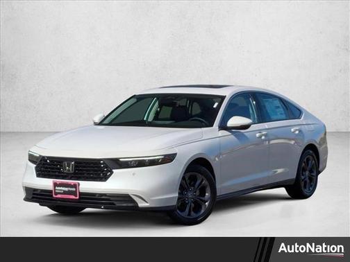 Platinum White Pearl 2026 Honda Accord Hybrid EX-L