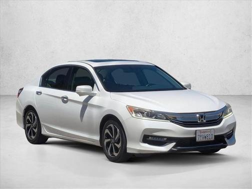 White Orchid Pearl 2017 Honda Accord EX-L