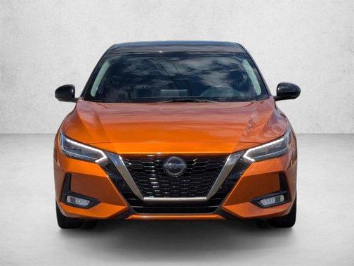 Monarch Orange Metallic/Super Black 2022 Nissan Sentra SR