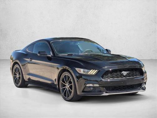 Black 2015 Ford Mustang EcoBoost