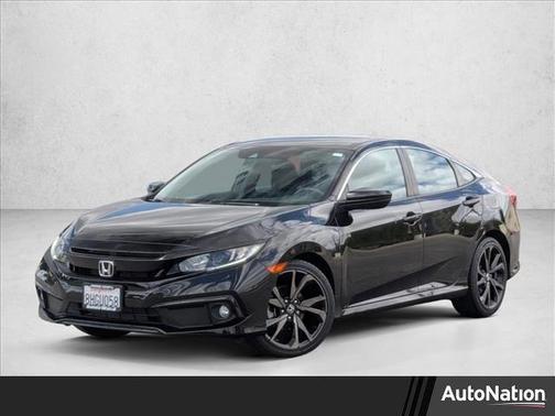 Silver/Gray 2019 Honda Civic Sport