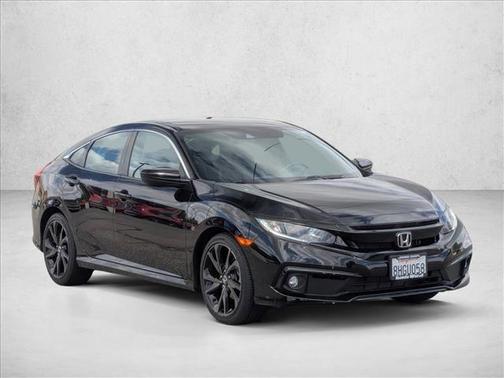 Silver/Gray 2019 Honda Civic Sport