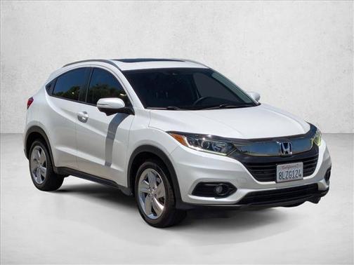 Platinum White Pearl 2019 Honda HR-V EX