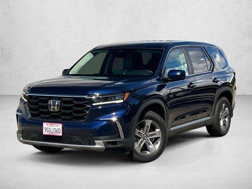 Obsidian Blue Pearl 2023 Honda Pilot AWD EX-L 8 Passenger